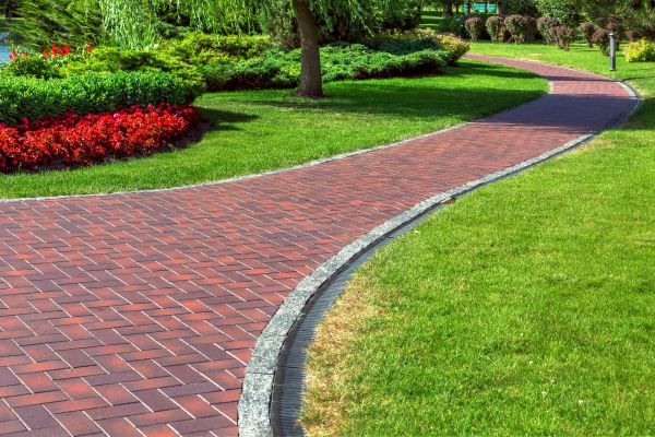 Brick Walkway Installation in Hickory